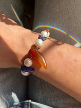 Load image into Gallery viewer, Focus and courage - Carnelian X Lapis Lazuli Bracelet