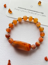 Load image into Gallery viewer, Carnelian X Pyrite Energising Bracelet