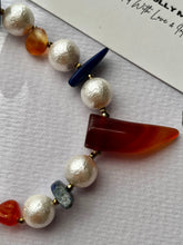 Load image into Gallery viewer, Focus and courage - Carnelian X Lapis Lazuli Bracelet