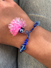 Load image into Gallery viewer, Nazar Rose Pom Bracelet