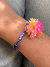 Load image into Gallery viewer, Nazar Rose Pom Bracelet