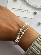 Load image into Gallery viewer, Silvery Serenity Bracelet Duo