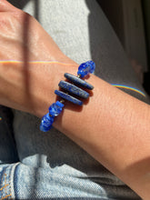 Load image into Gallery viewer, Intuitive Guidance Lapis X Pyrite Bracelet