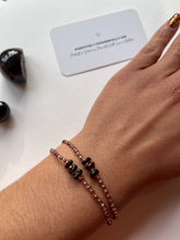 Load image into Gallery viewer, Dainty Garnet Bracelet
