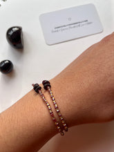 Load image into Gallery viewer, Dainty Garnet Bracelet
