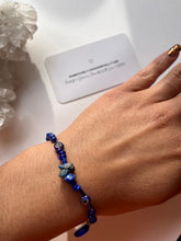 Load image into Gallery viewer, Nazar X Lapis, Protection &amp; Higher Guidance Charm Bracelet
