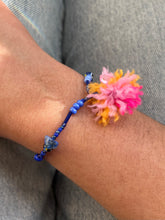 Load image into Gallery viewer, Nazar Rose Pom Bracelet
