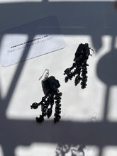 Load image into Gallery viewer, Black Tourmaline Waterfall Earrings
