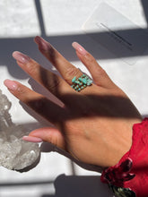 Load image into Gallery viewer, Turquoise Triple Ring Stack 2*
