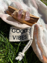 Load image into Gallery viewer, Palo Santo &amp; Rose Quartz set
