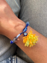 Load image into Gallery viewer, Nazar Pom Bracelet
