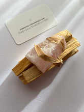 Load image into Gallery viewer, Palo Santo &amp; Rose Quartz set
