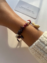 Load image into Gallery viewer, Feeling Safe, Buddha Charm, Garnet X Pearl Bracelet
