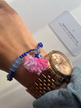 Load image into Gallery viewer, Nazar Rose Pom Bracelet
