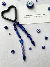 Load image into Gallery viewer, Deep Blue Nazar Bag Charm
