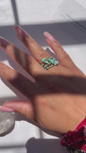 Load and play video in Gallery viewer, Turquoise Triple Ring Stack 2*
