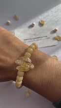 Load and play video in Gallery viewer, Chunky Citrine Bracelet
