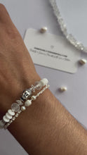 Load and play video in Gallery viewer, Silvery Serenity Bracelet Duo
