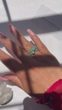Load and play video in Gallery viewer, Turquoise Triple Ring Stack 1*
