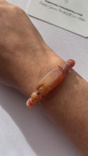 Load and play video in Gallery viewer, Carnelian X Pyrite Energising Bracelet
