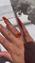 Load and play video in Gallery viewer, Carnelian Ring Stack
