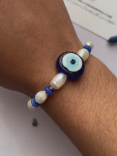 Load and play video in Gallery viewer, Chunky Nazar X Pearl X Pyrite
