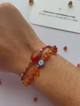 Load and play video in Gallery viewer, Carnelian Bracelet Duo
