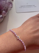 Load and play video in Gallery viewer, Lilac Nazar Bracelet
