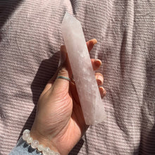 Load image into Gallery viewer, Rose Quartz Tower
